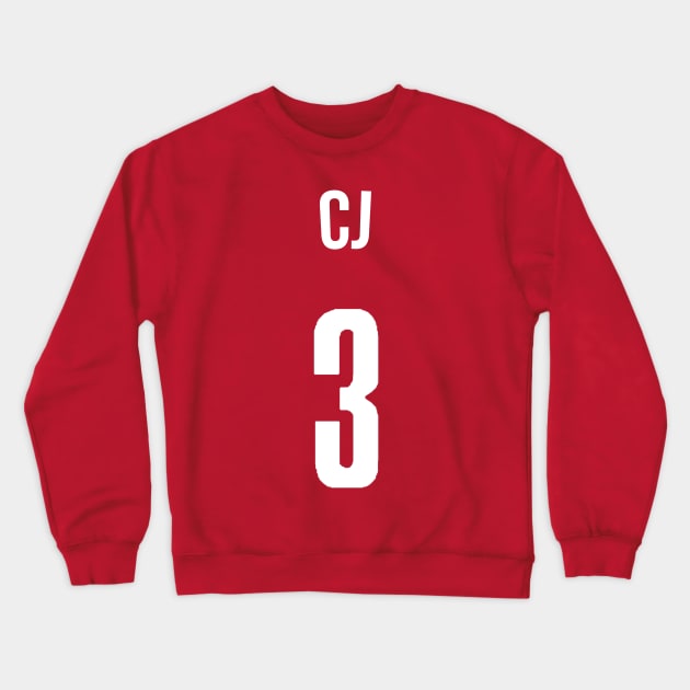 CJ McCollum 'CJ' Nickname Jersey - Portland Trailblazers Crewneck Sweatshirt by xavierjfong